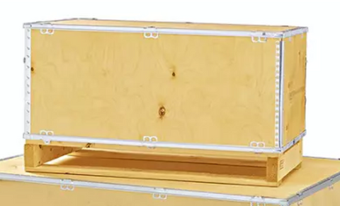 Vortex wooden shipping crate